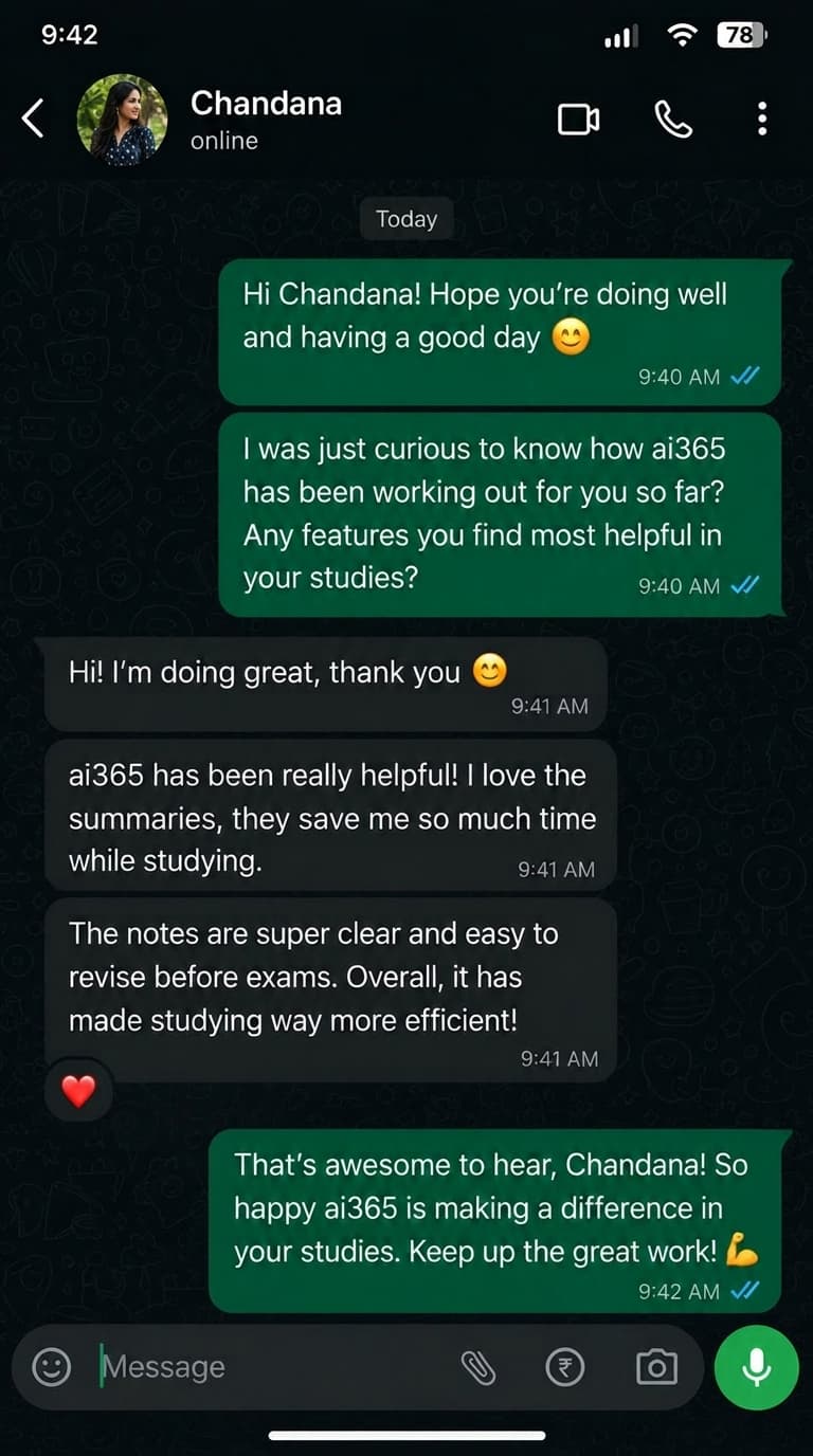 Student Testimonial
