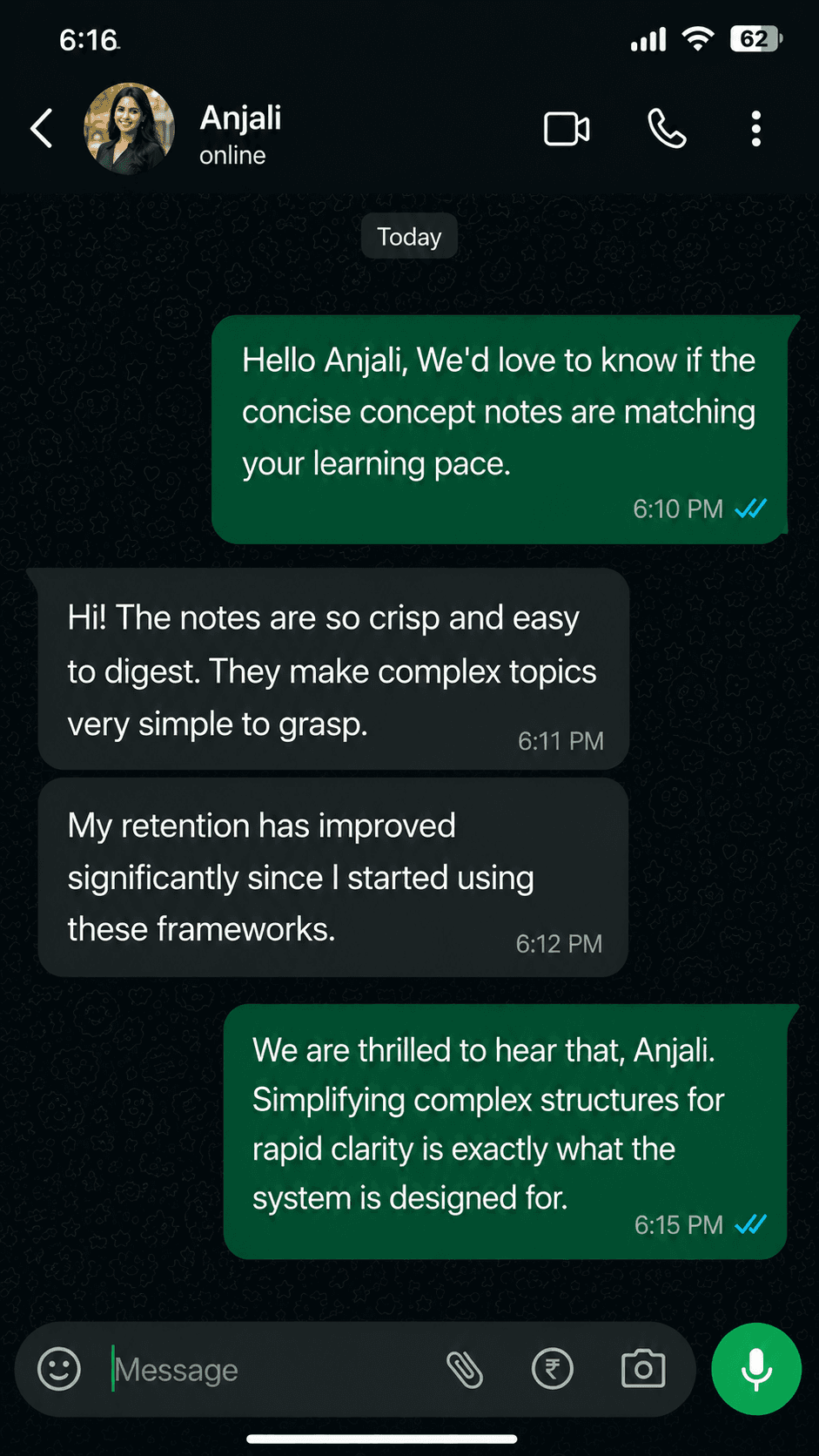 Student Testimonial