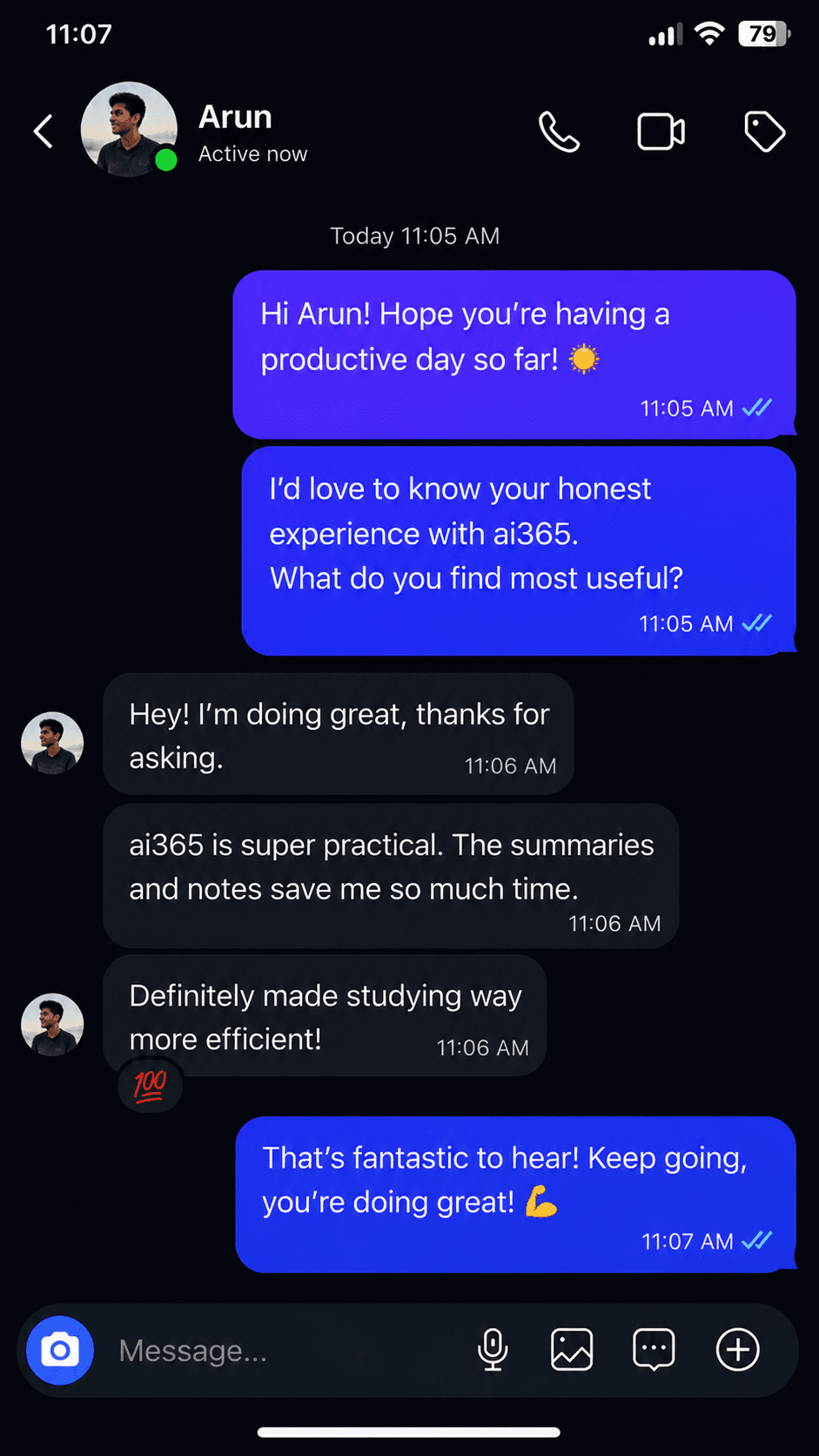 Student Testimonial