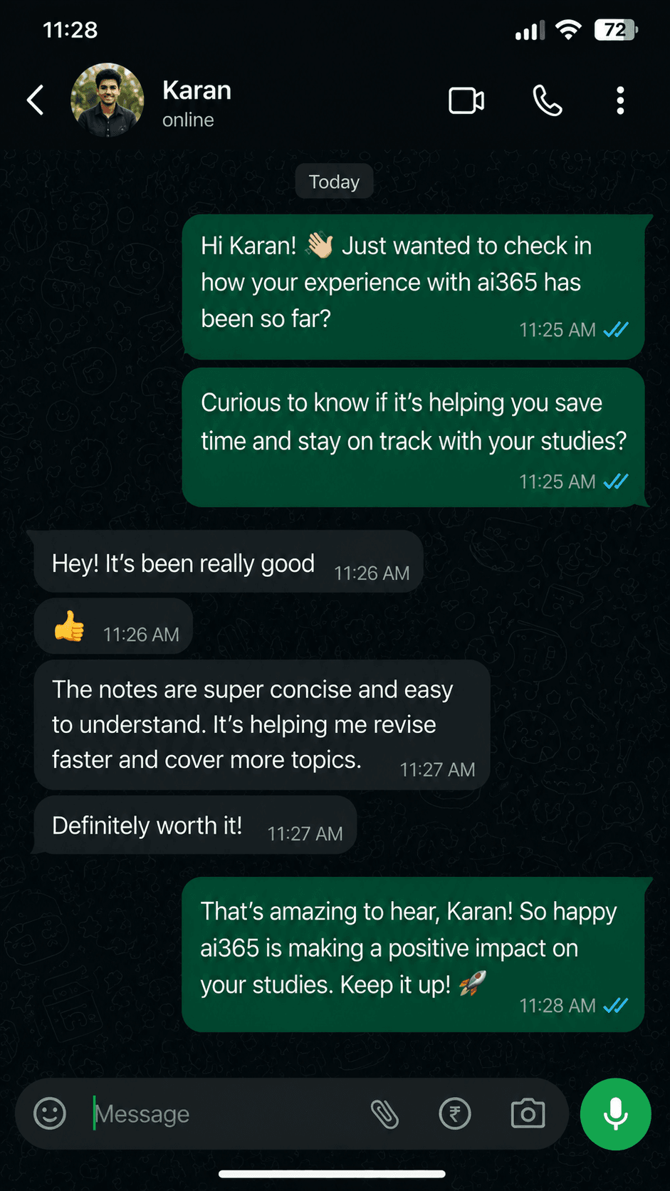Student Testimonial