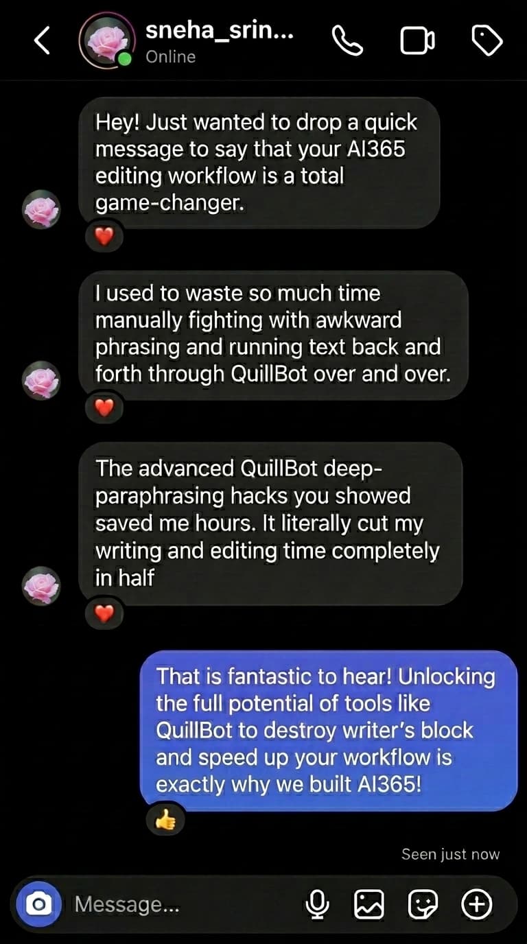 Student Testimonial